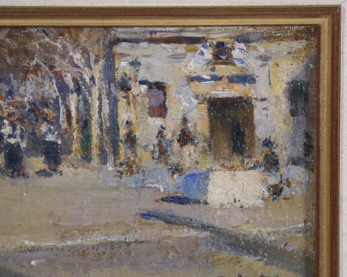 JOAN ROIG Y SOLER (1852-1909). "PROCESSION/PARADE".