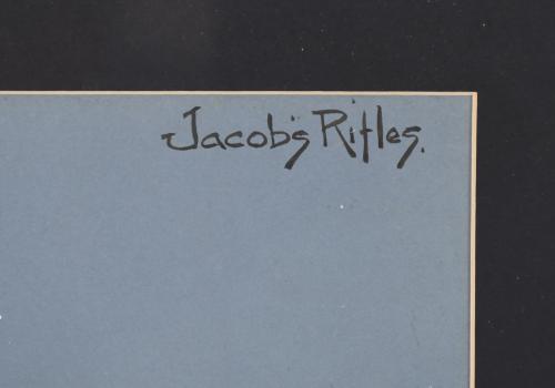 20TH CENTURY, ENGLISH SCHOOL. "JACOB&#39;S RIFLES-130 KING GEOR