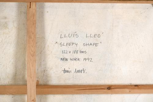 LLUÍS LLEÓ (1961). "SLEEPY SHAPE", New York ,1992.