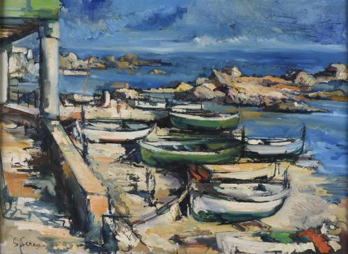 JOAN SERRA MELGOSA (1899-1970) "CALELLA".