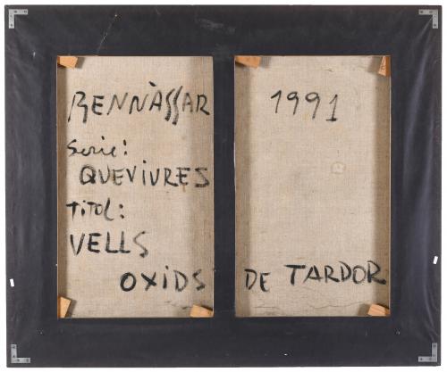 JOAN BENNASSAR (1950). "VELLS OXIDS DE TARDOR", 1991.