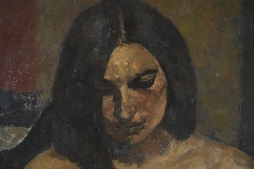 JOSEP MARIA MALLOL SUAZO (1910-1986). "THE MODEL". 