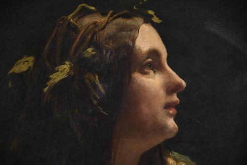 RAMÓN MARTÍ ALSINA (1826-1894). "PORTRAIT OF A GIRL IN PROF