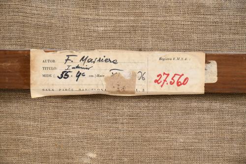 ATTRIBUTED TO FRANCESC MASRIERA I MANOVENS (1842-1902). "WO