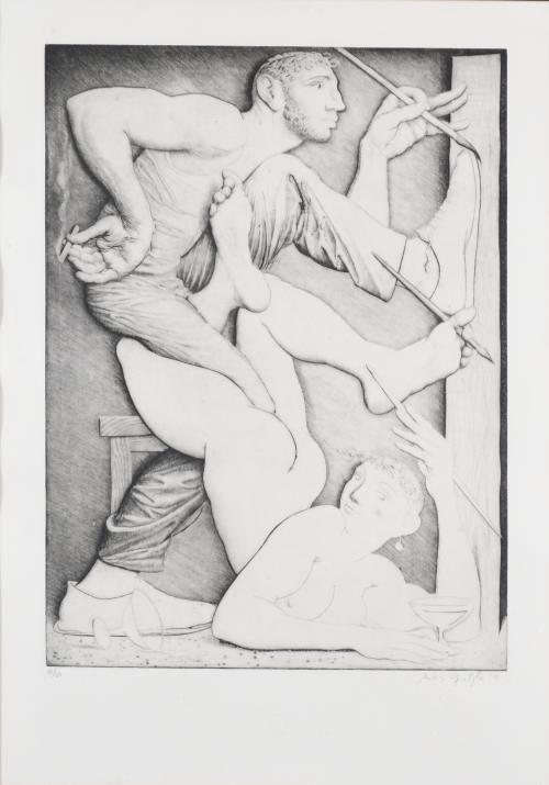 MATÍAS QUETGLASS (1946). "THE PLEASURE OF PAINTING", 1991.