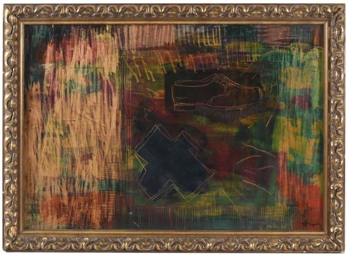 DANIEL ARGIMON (1929-1996). "COMPOSITION", late 1970&#39;s.