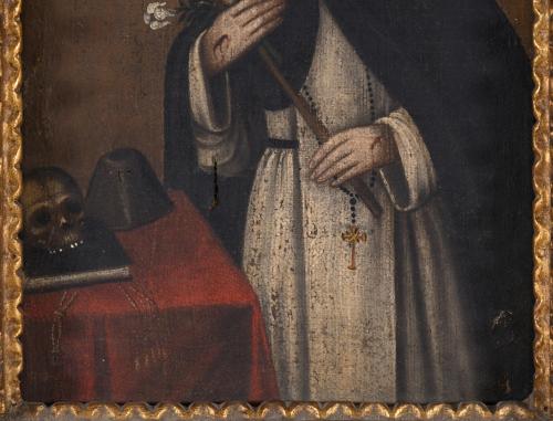 ESCUELA VIRREINAL, SIGLO XVIII. "SANTA CATALINA DE SIENA".