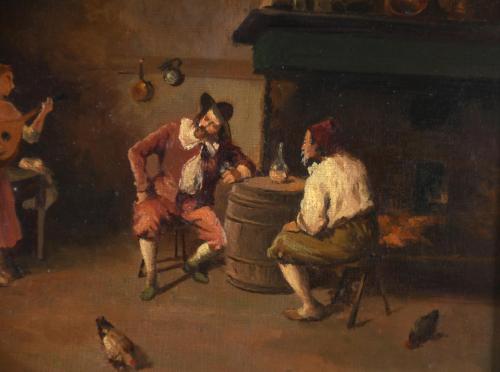 AFTER MODELS BY CAMILLO INNOCENTI (1871-1961). Pair of genr