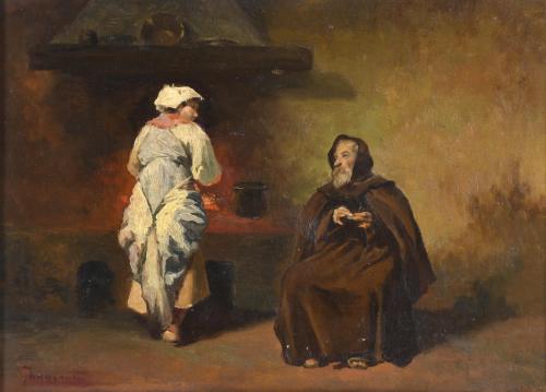 AFTER MODELS BY CAMILLO INNOCENTI (1871-1961). Pair of genr