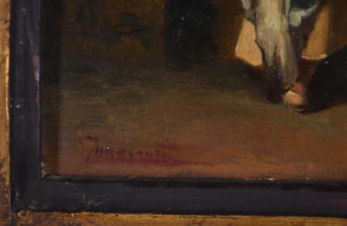 AFTER MODELS BY CAMILLO INNOCENTI (1871-1961). Pair of genr