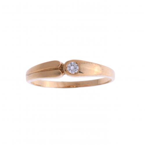 DIAMOND SOLITAIRE RING.