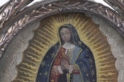 RELICARIO MEJICANO DE LA VIRGEN DE GUADALUPE, PPS. SIGLO XX