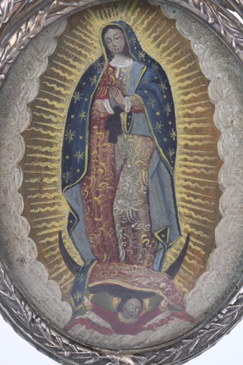 RELICARIO MEJICANO DE LA VIRGEN DE GUADALUPE, PPS. SIGLO XX