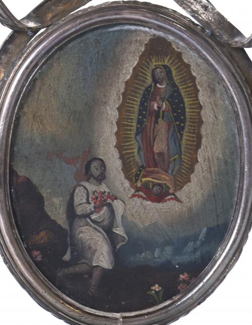 RELICARIO MEJICANO DE LA VIRGEN DE GUADALUPE, PPS. SIGLO XX