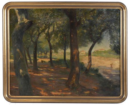 20TH CENTURY SPANISH SCHOOL. "LANDSCAPE".
