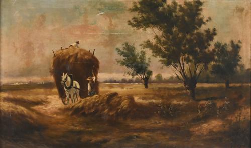 JOSEP BERGA I BOIX (1837-1914). "COUNTRYMEN" .