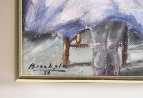 MIQUEL BOSCH PLA (1918). "BAILARINA LEYENDO", 1976.