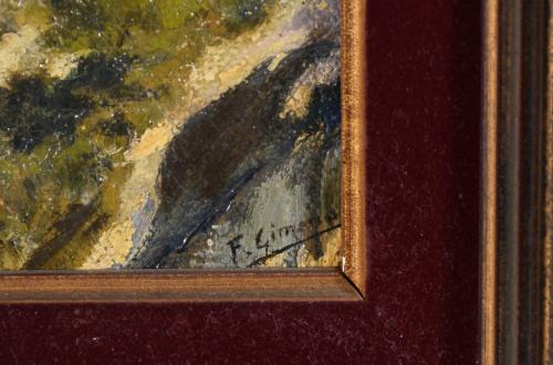 FRANCESC GIMENO ARASA (1858-1927). "LANDSCAPE".