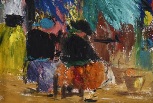 JOSEP COLL BARDOLET (1912-2007). "BAILARINAS MALLORQUINAS".
