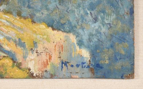 MIQUEL FORTEZA (1881-1969). "PAISAJE COSTA".