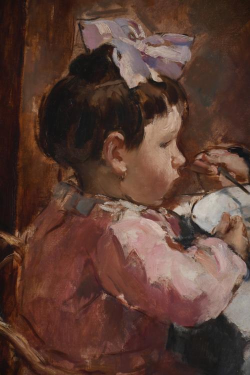 ANTONI VILA ARRUFAT (1896-1989). "CHILDREN EATING", 1936.