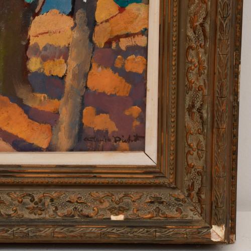 ANTONI PITXOT (1934-2015). "Paisaje Costa Brava".