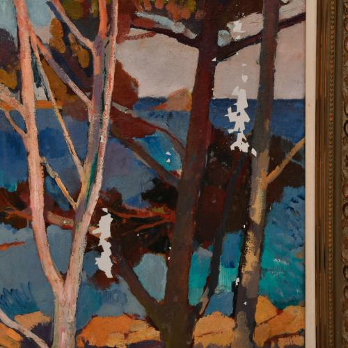 ANTONI PITXOT (1934-2015). "Paisaje Costa Brava".