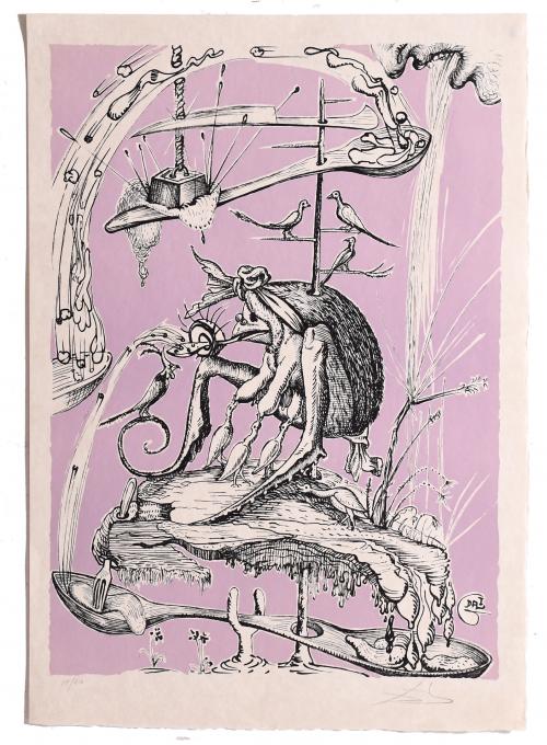 SALVADOR DALÍ I DOMÈNECH (1904-1989). "LOS EXCESOS DE PANTAGRUEL".