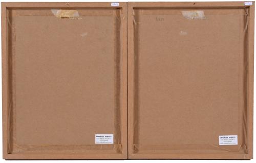 ALBERT PORTA, "ZUSH" (1946). Pair of mixed media, print and