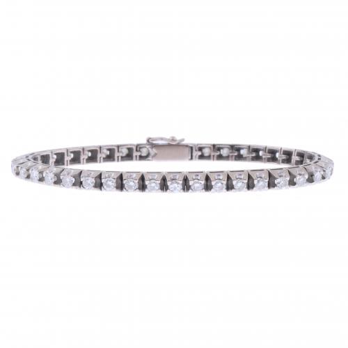 PULSERA RIVIERE DE DIAMANTES.