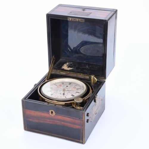 JOSEPH SEWILL. RELOJ CRONÓMETRO DE BARCO, CIRCA 1860. 