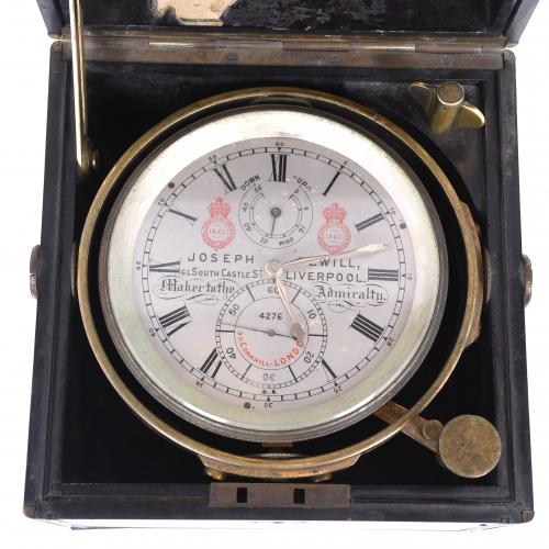 JOSEPH SEWILL. RELOJ CRONÓMETRO DE BARCO, CIRCA 1860. 
