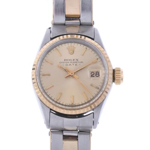 ROLEX. OYSTER PERPETUAL DATE. RELOJ DE SEÑORA.