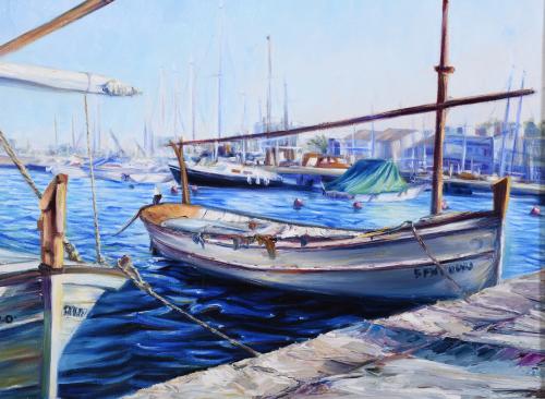 JOAQUÍN BUENDÍA (XX). "BARCAS", 1984.