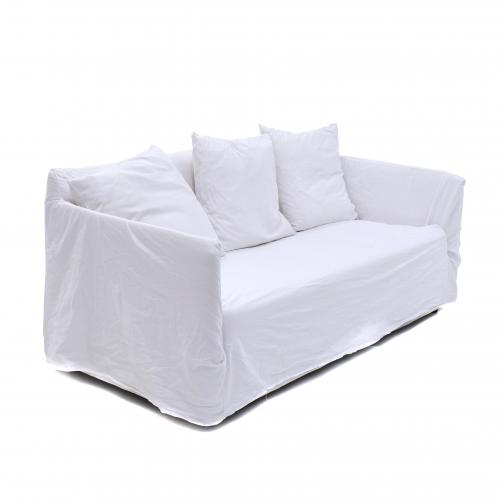 GERVASONI. CONJUNTO DE SOFÁ Y SILLONES MODELO "GHOST". 