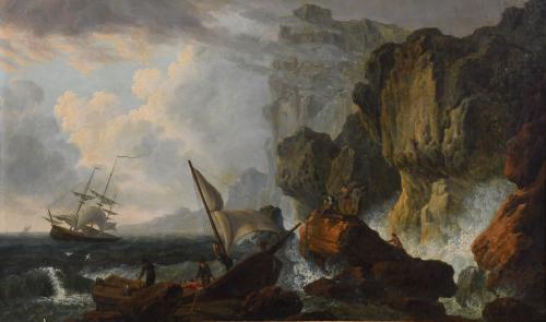 ALEXANDRE -JEAN NOËL (1752-1834).  "TEMPESTAD".