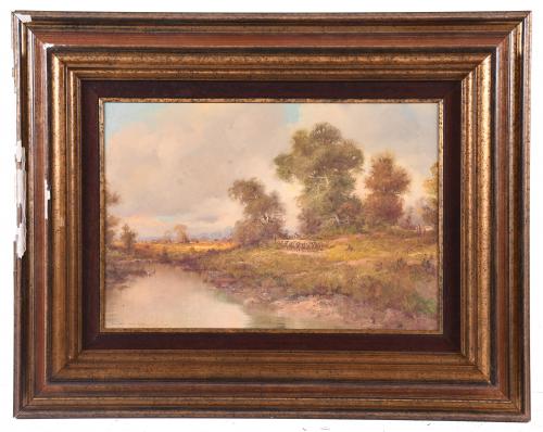 EDOUARD NOWAK (1919). "PAISAJE CON OVEJAS".