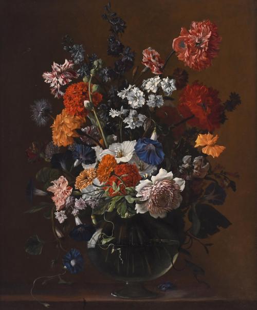 ATRIBUIDO A JUAN DE ARELLANO (1614-1676). "JARRÓN CON CRISANTEMOS".