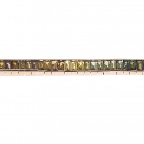 TOURMALINES RIVIÈRE BRACELET.
