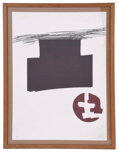 ANTONI TÀPIES (1923-2012). Lithograph for the poster of Joa