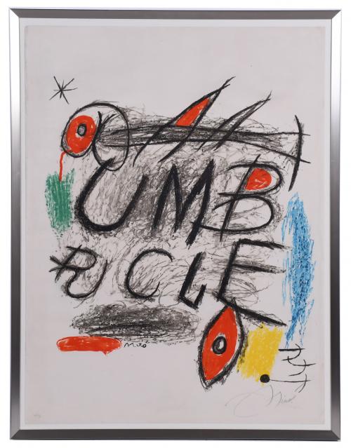 JOAN MIRÓ (1893-1983). "UMBRACLE", 1973.