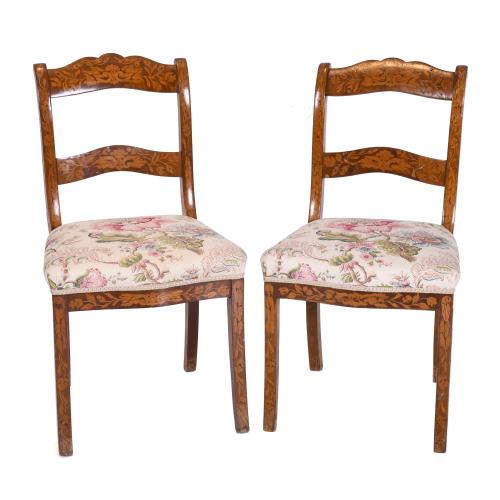 PAIR OF DUTCH BIEDERMEIER CHAIRS, 20TH CENTURY.