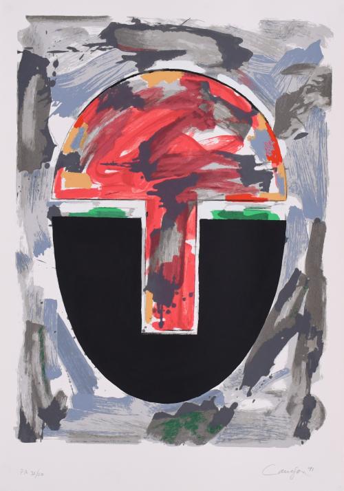 RAFAEL CANOGAR (1935). Sin título (Suite Olympic Centennial),1991.