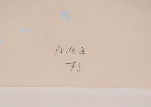 PERE PRUNA OCERANS (1904-1977). "MUCHACHA DE PERFIL", 1973