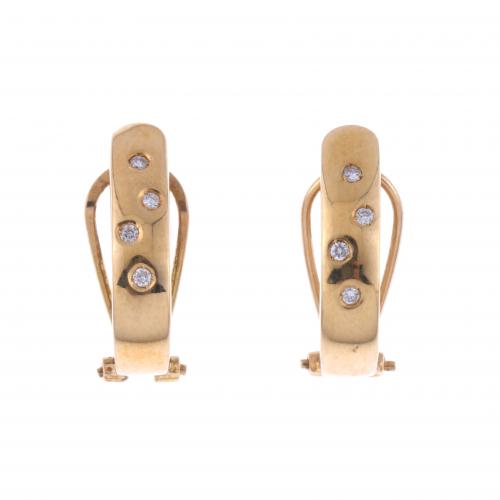 PENDIENTES CON DIAMANTES.
