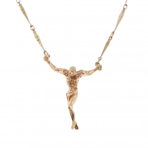 COLGANTE CRISTO ESTILO SALVADOR DALÍ.