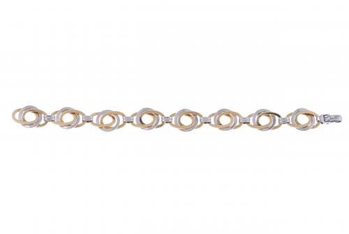 PULSERA BICOLOR.