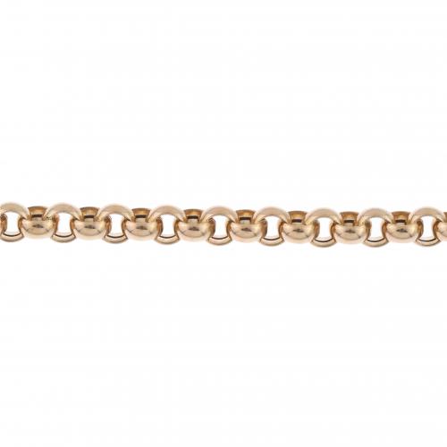 PULSERA DE ESLABONES REDONDOS.