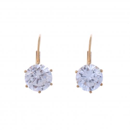 ZIRCON EARRINGS.