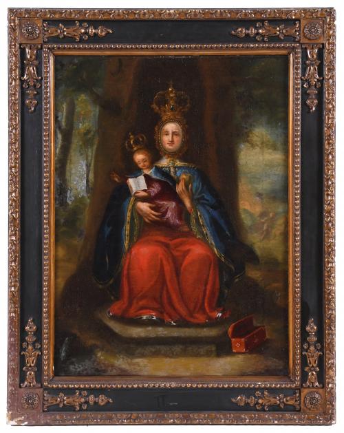 ESCUELA ESPAÑOLA, SIGLO XVIII. "VIRGEN DE VALVANERA".